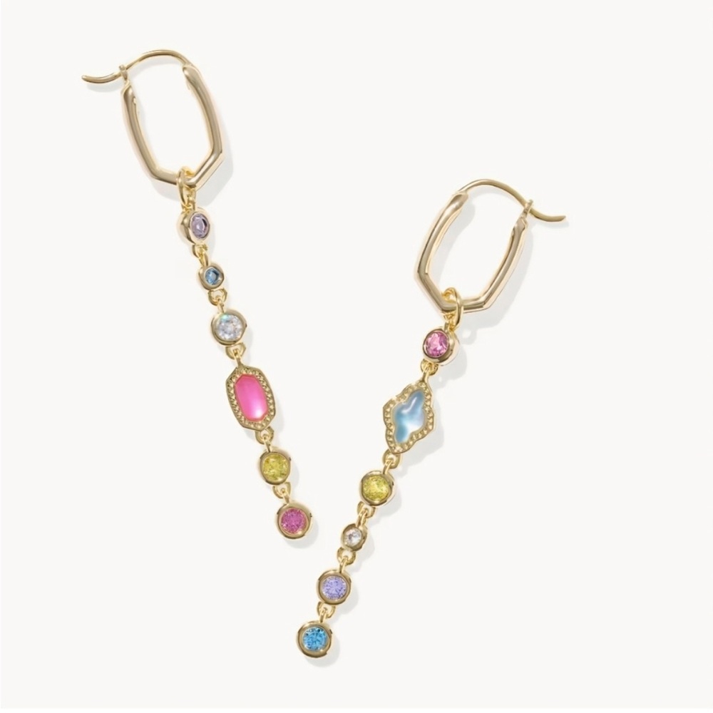 Kendra Scott Mini Elisa and Abbie Convertible Huggie Earrings NEW